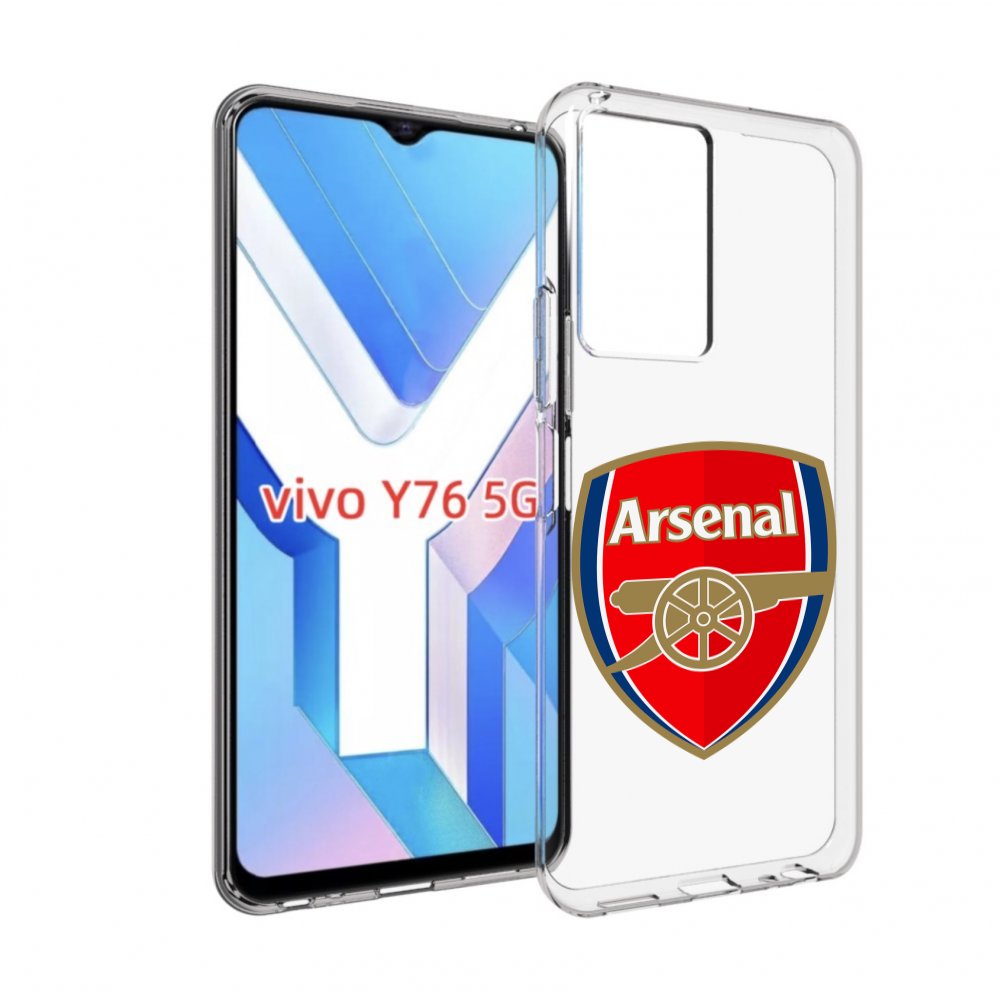 

Чехол MyPads ФК Арсенал логотип для Vivo Y76 5G, Прозрачный, Tocco