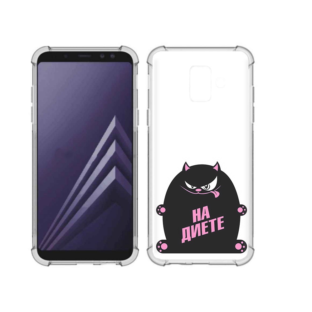 Чехол MyPads Tocco для Samsung Galaxy A6 (2018) на диете (PT111558.582.492)