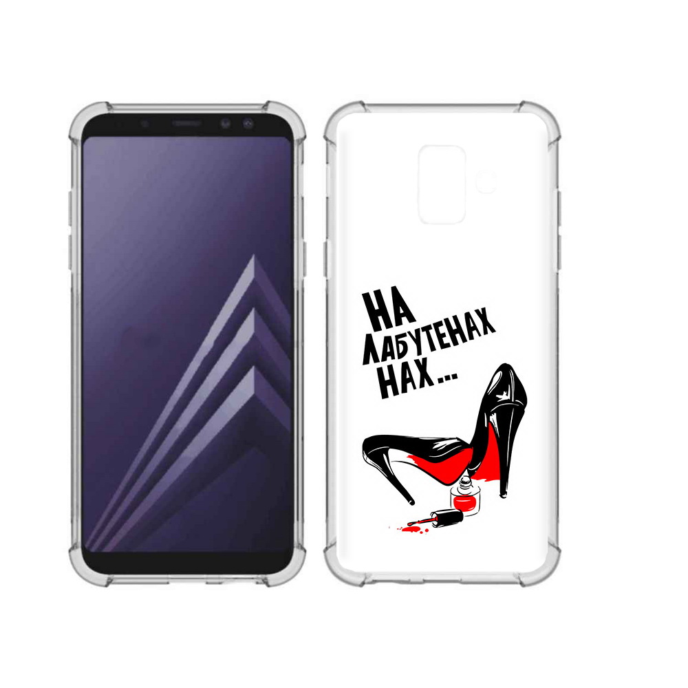 

Чехол MyPads Tocco для Samsung Galaxy A6 (2018) на лабутенах (PT111558.582.493), Прозрачный, Tocco