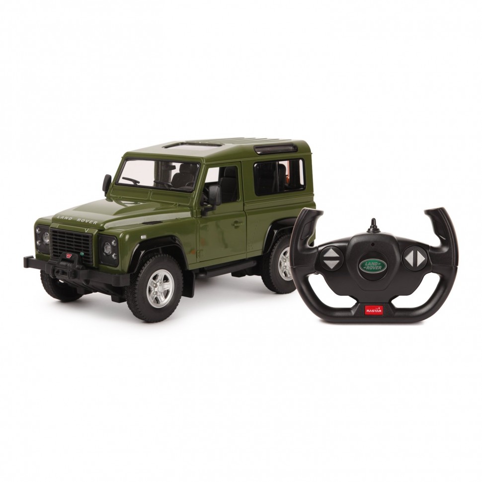 

Машина Rastar РУ 1:14 Land Rover Denfender Зеленый 78400_