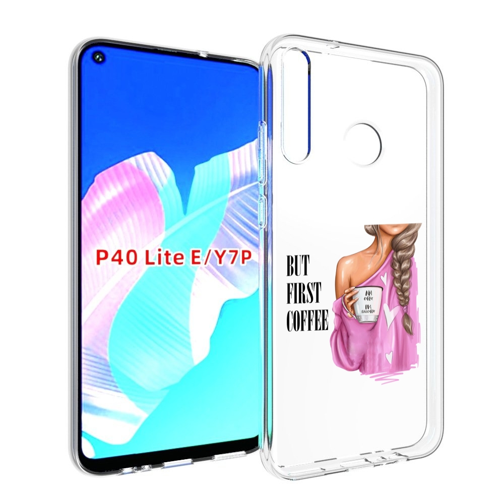 Чехол бампер MyPads сначала-кофе для Huawei P40 Lite E
