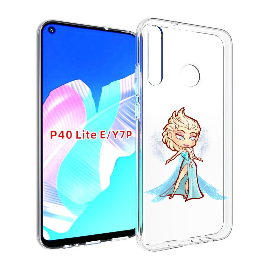 

Чехол бампер MyPads снежная-принцесса женский для Huawei P40 Lit, Прозрачный, Tocco