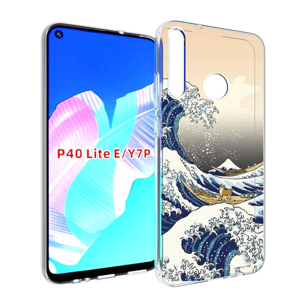 

Чехол бампер MyPads собаки-на-плоту для Huawei P40 Lite E, Прозрачный, Tocco