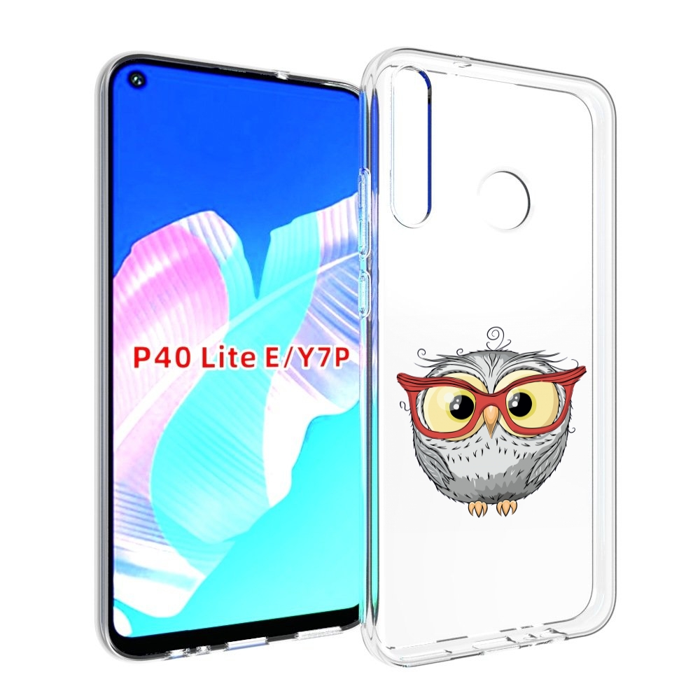 

Чехол бампер MyPads сова-в-красных-очках для Huawei P40 Lite E, Прозрачный, Tocco