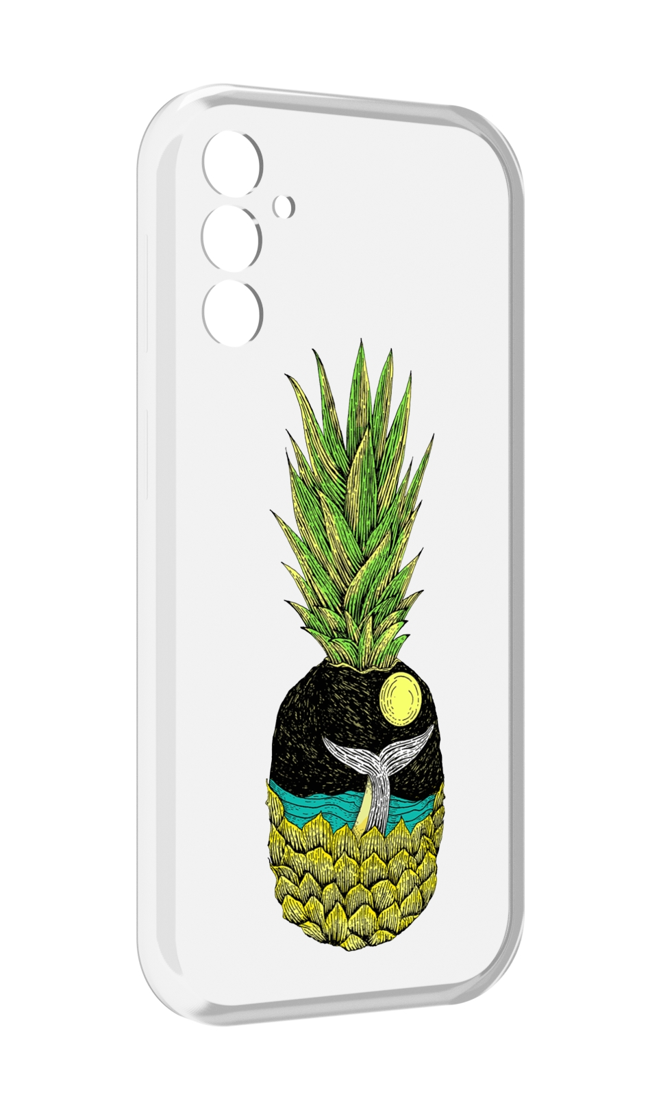 

Чехол MyPads ананас с китом для Samsung Galaxy M13, Прозрачный, Tocco