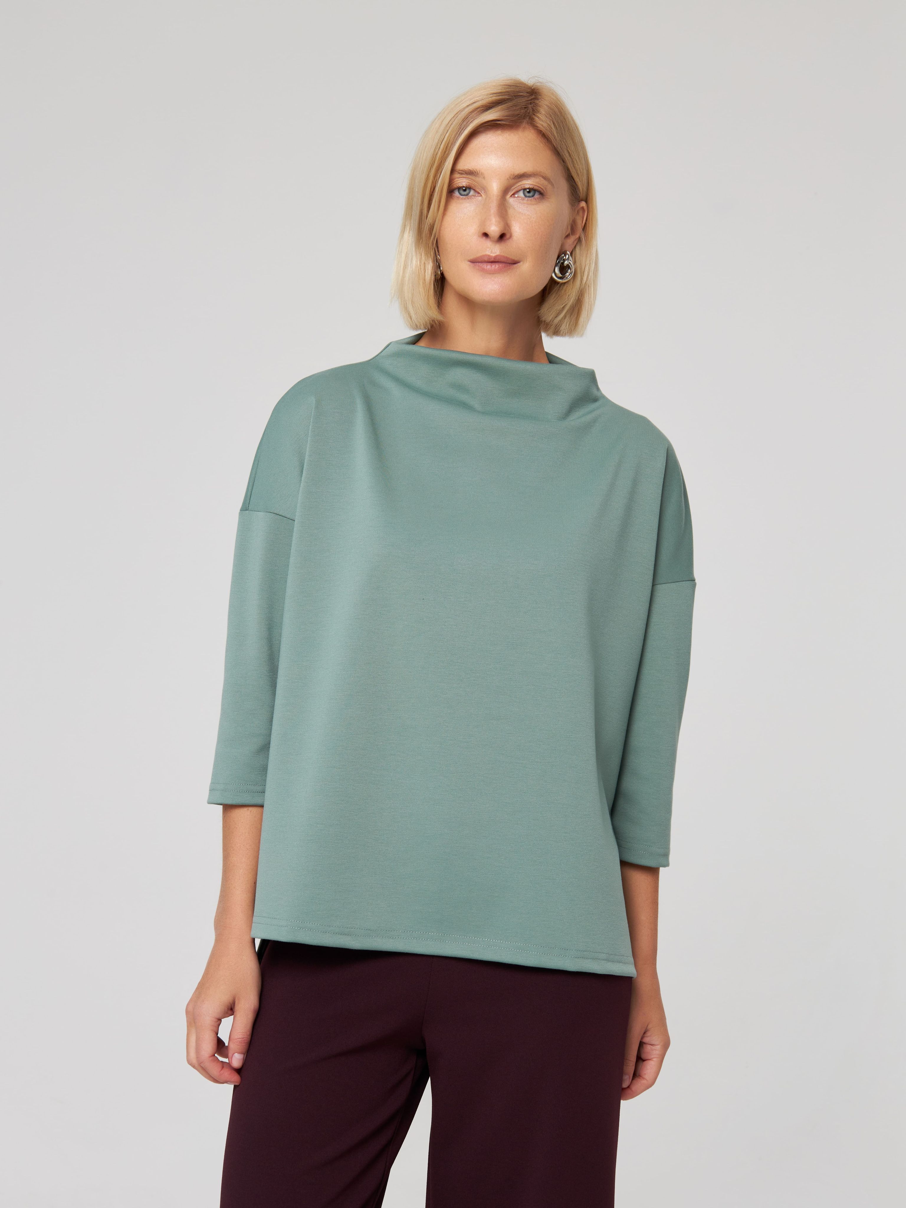 

Лонгслив женский KATHARINA KROSS 00-00005597 бирюзовый 2XL, 00-00005597