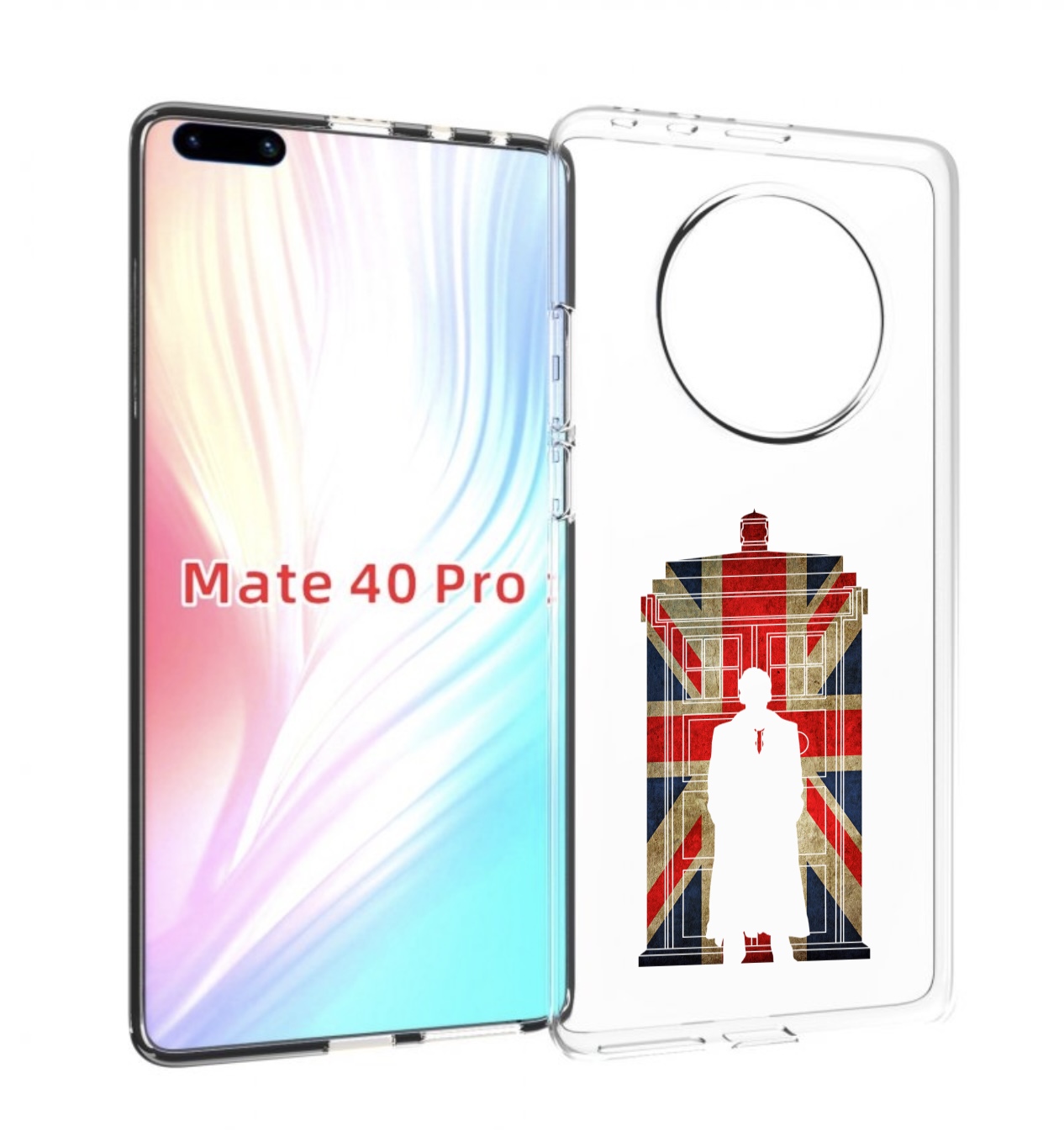 

Чехол MyPads шерлок холмс для Huawei Mate 40 Pro (NOH-NX9), Прозрачный, Tocco