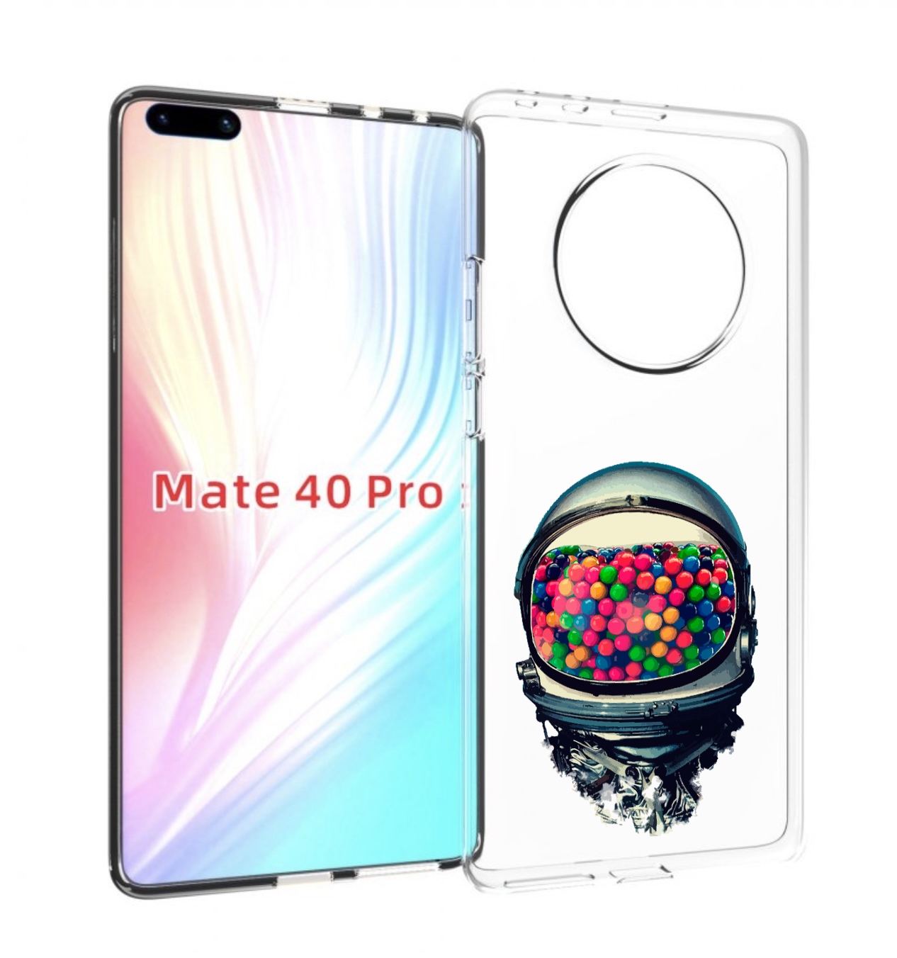 

Чехол MyPads шлем космонавта для Huawei Mate 40 Pro (NOH-NX9), Прозрачный, Tocco