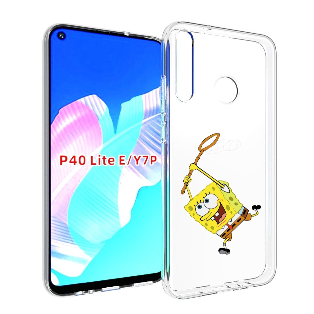 

Чехол бампер MyPads спанчбоб-с-сочком для Huawei P40 Lite E, Прозрачный, Tocco