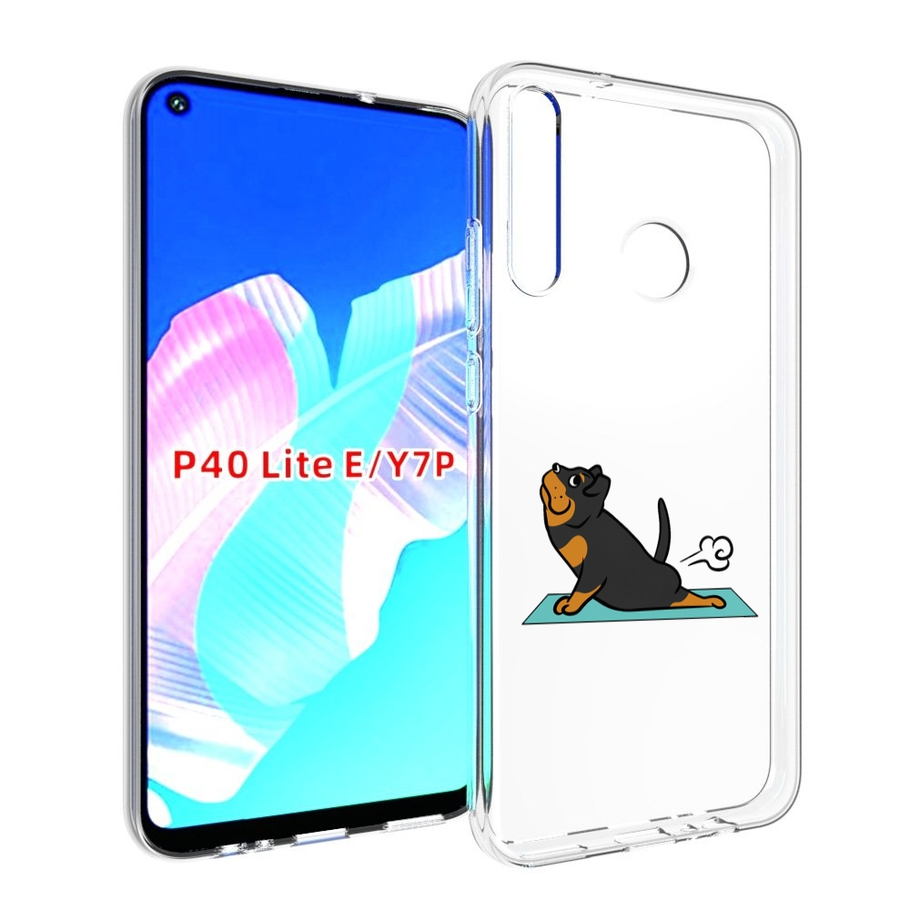 

Чехол бампер MyPads спортивная-собачка для Huawei P40 Lite E, Прозрачный, Tocco