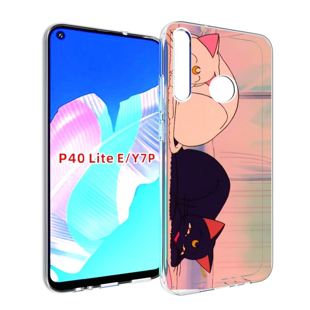 

Чехол бампер MyPads спящие коты для Huawei P40 Lite E, Прозрачный, Tocco