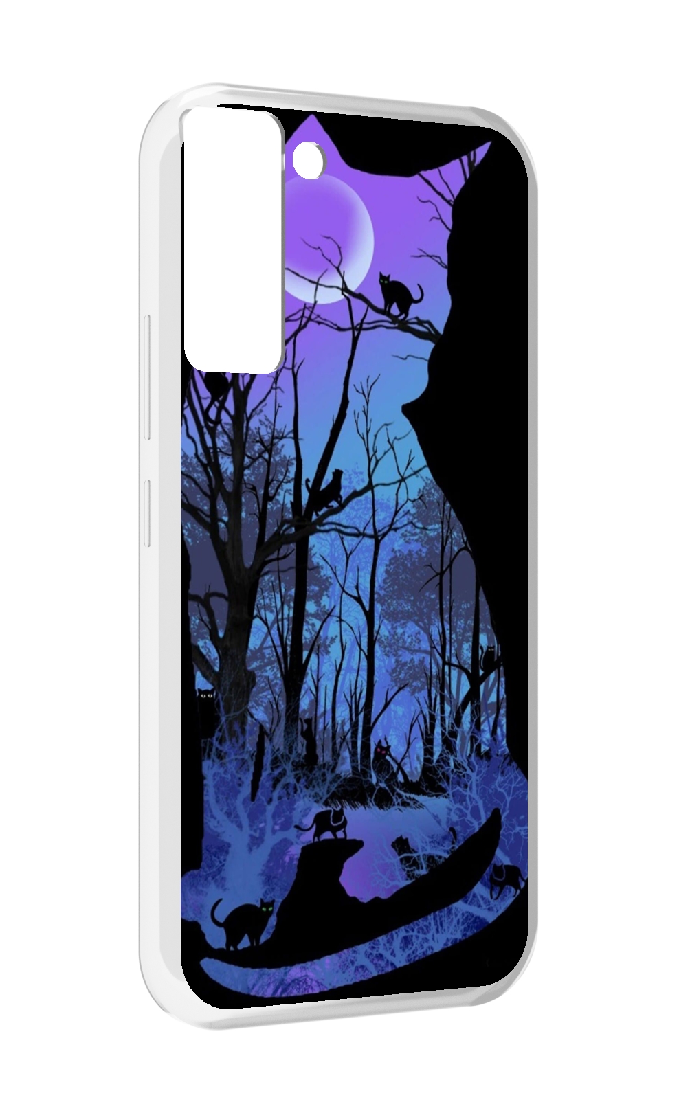

Чехол MyPads лес внутри кота для Tecno Pop 5 LTE / Pop 5 Pro, Прозрачный, Tocco