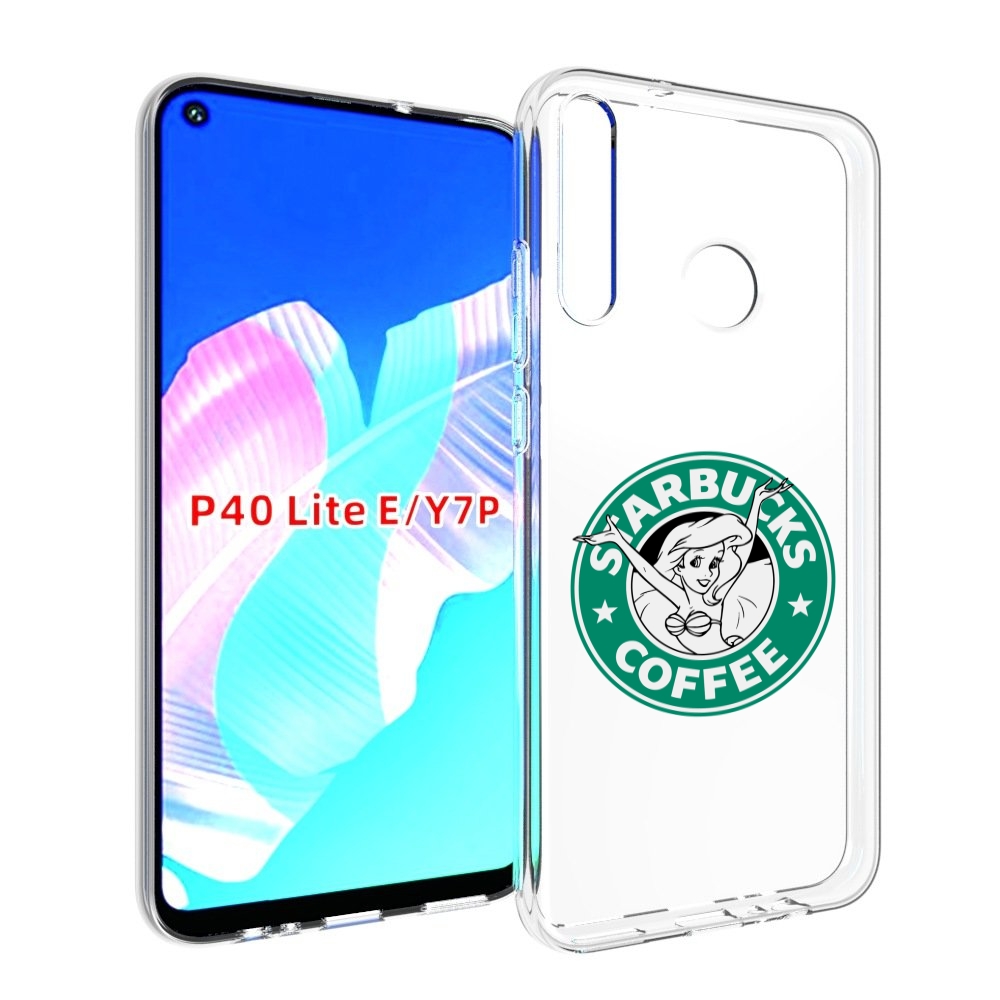 

Чехол бампер MyPads старбакс-кофее для Huawei P40 Lite E, Прозрачный, Tocco