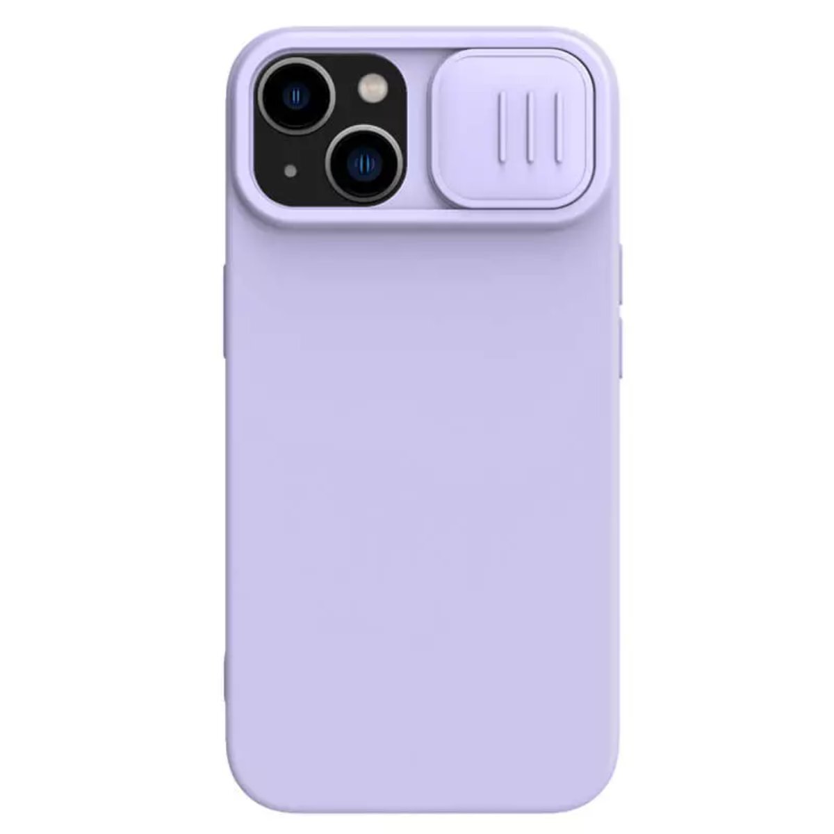 

Накладка Nillkin CamShield Silky Silicone Case для iPhone 15 Plus, сиреневый, Фиолетовый, CamShield Silky Silicone Case
