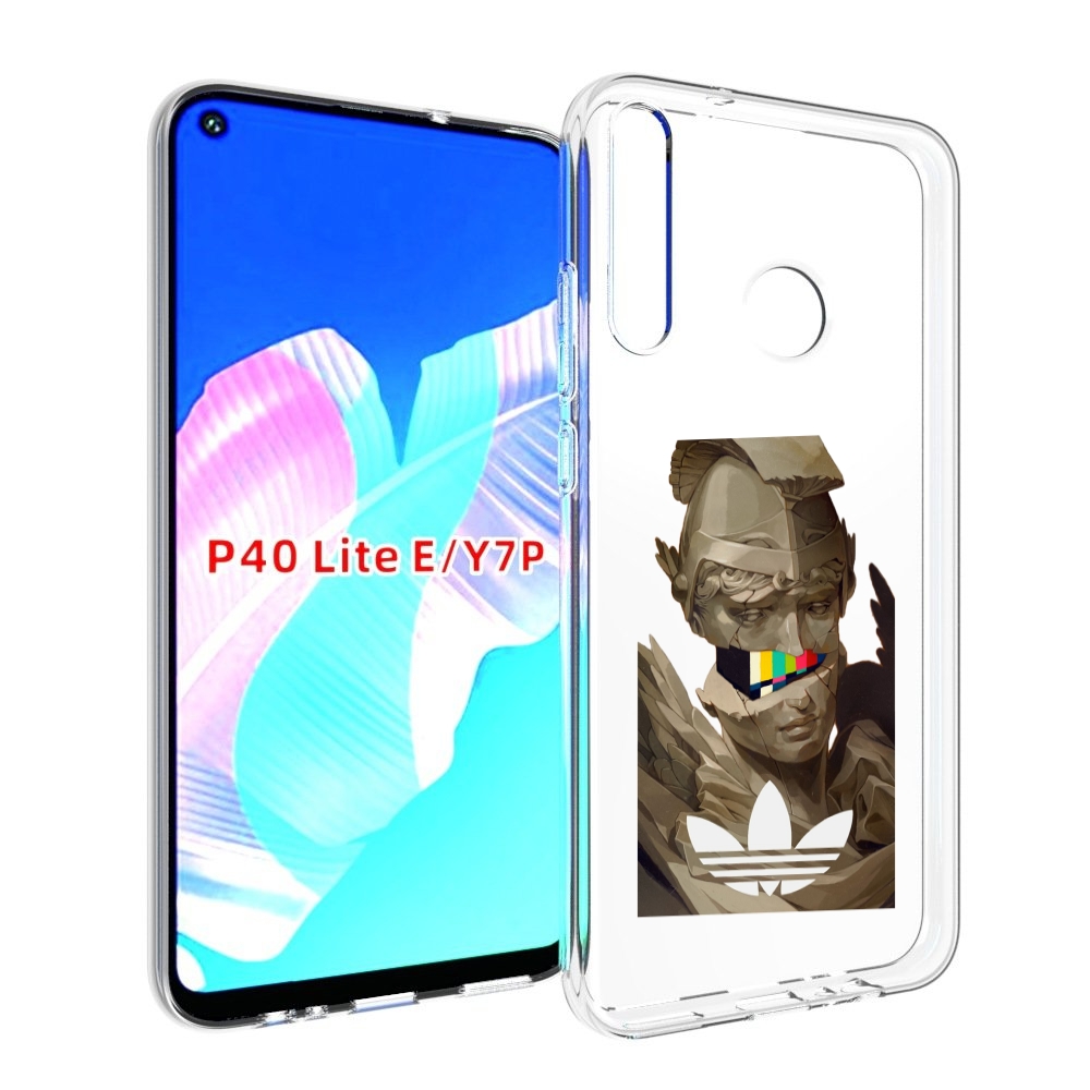 

Чехол бампер MyPads статуя-адидас для Huawei P40 Lite E, Прозрачный, Tocco