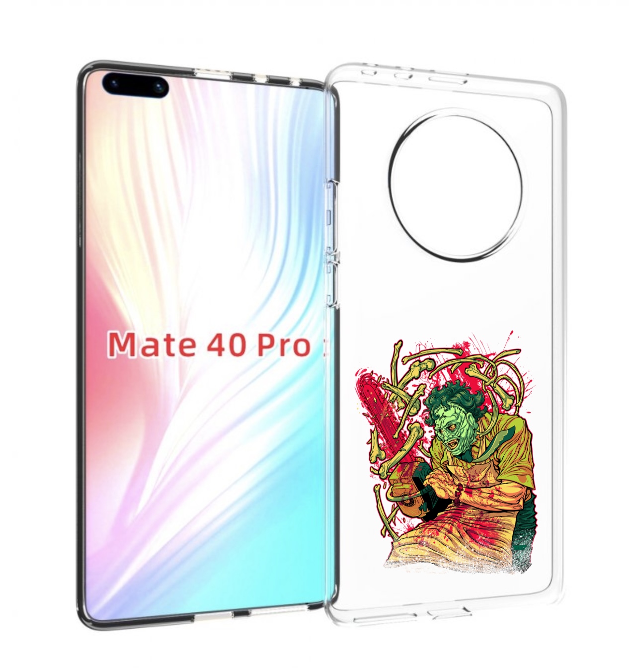 

Чехол MyPads яркий мясник для Huawei Mate 40 Pro (NOH-NX9), Прозрачный, Tocco