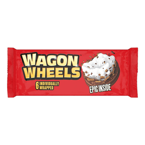 Печенье Wagon wheels original с суфле покрытое глазурью с ароматом шоколада 216 г