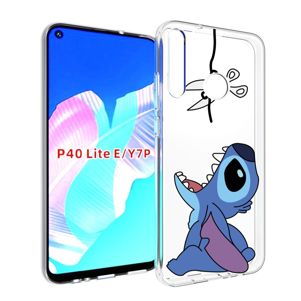 

Чехол бампер MyPads стич-с-ножницами для Huawei P40 Lite E, Прозрачный, Tocco