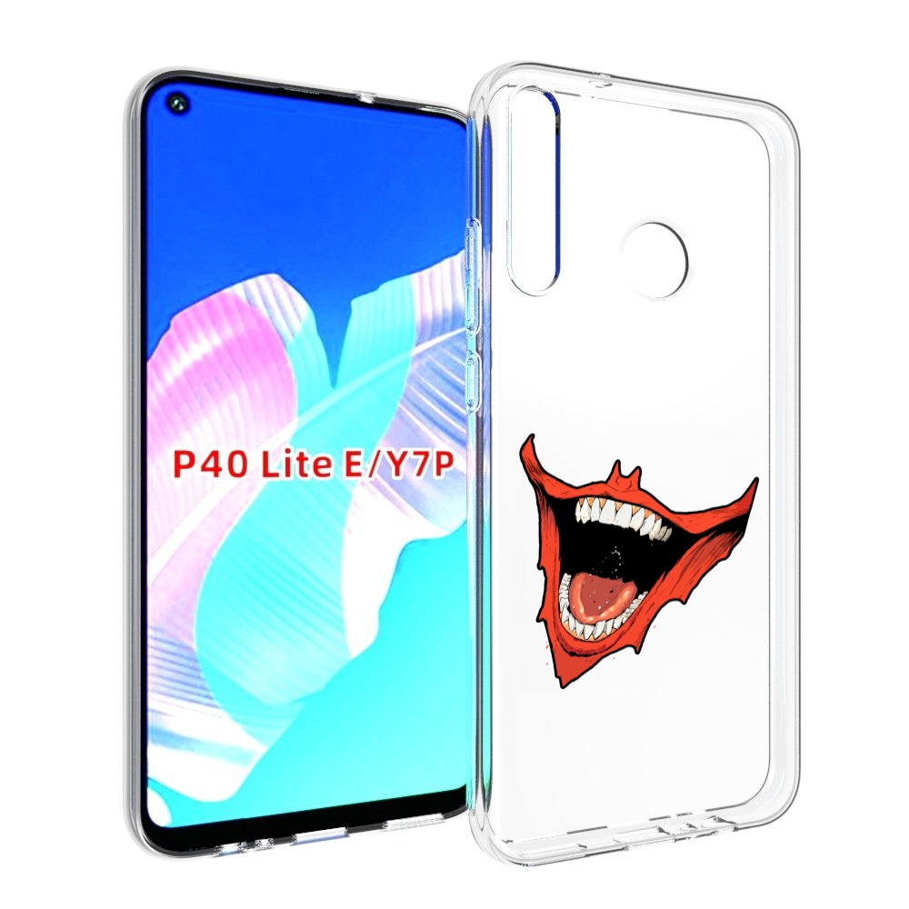 

Чехол бампер MyPads страшная-улыбка для Huawei P40 Lite E, Прозрачный, Tocco