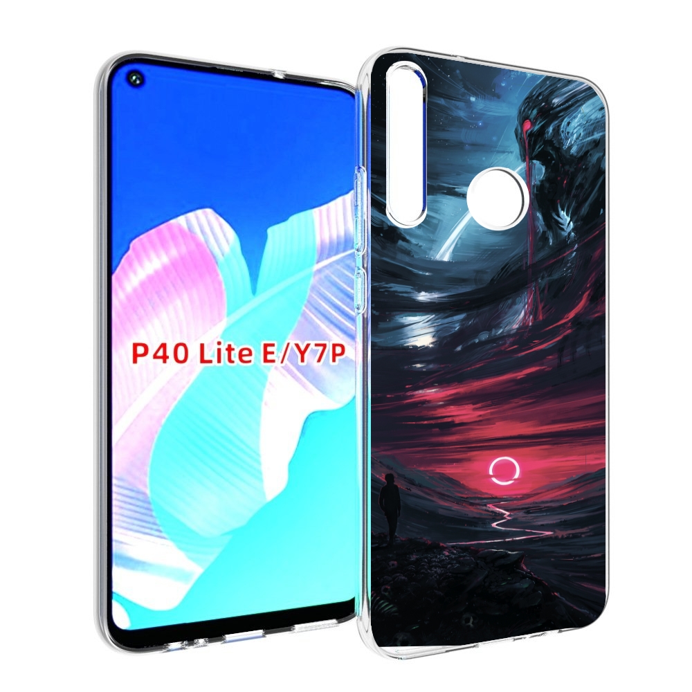 

Чехол бампер MyPads страшный мир для Huawei P40 Lite E, Прозрачный, Tocco
