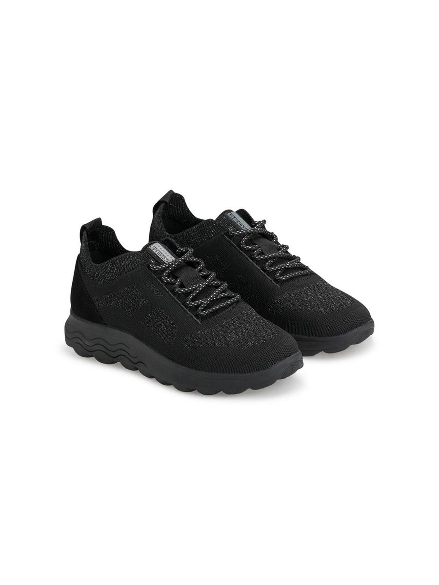 

Кроссовки женские GEOX 1392192 черные 38 EU, Черный, 001392192