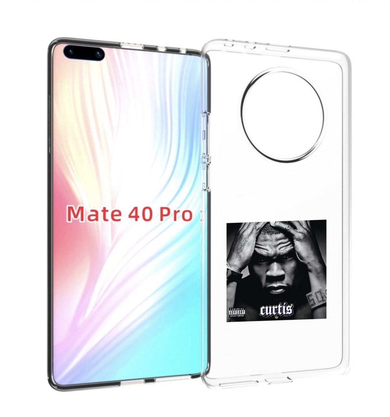 

Чехол MyPads 50 Cent - Curtis для Huawei Mate 40 Pro (NOH-NX9), Прозрачный, Tocco