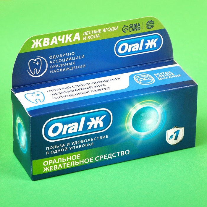 

Жевательная резинка «Oral-Ж», вкус: тутти-фрутти, 48 г., 13 шт