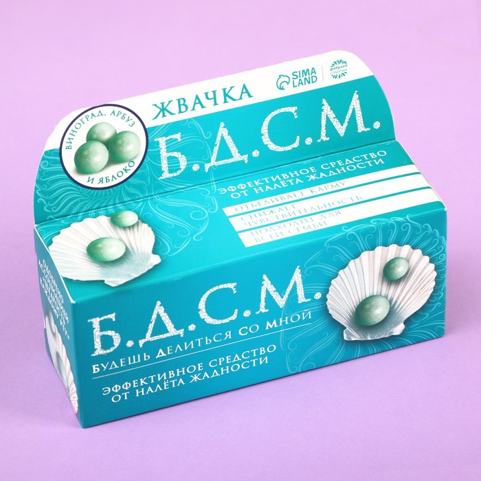 

Жевательная резинка «Б.Д.С.М», вкус: тутти-фрутти, 48 г., 13 шт