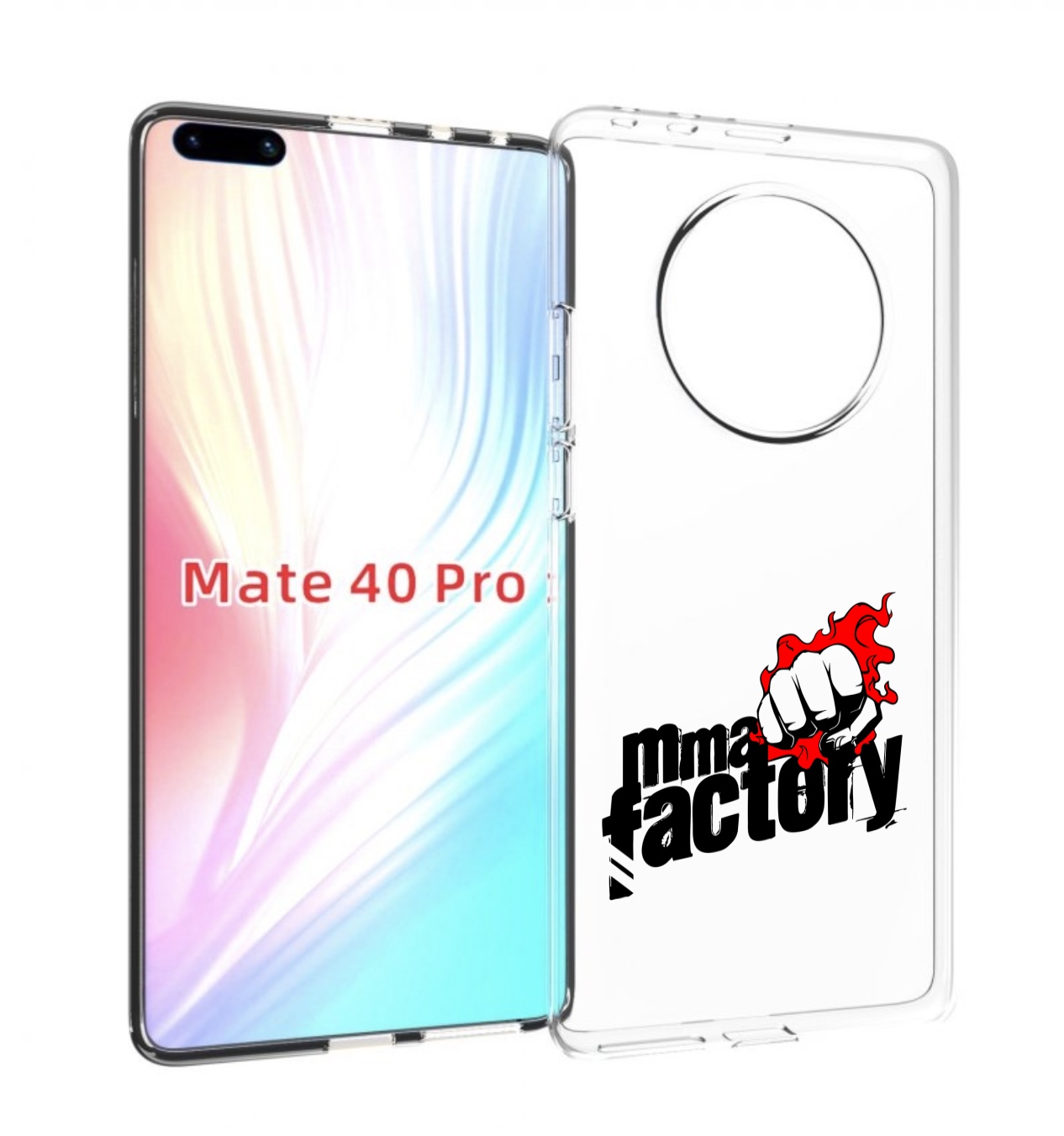 

Чехол MyPads Единоборства ММА для Huawei Mate 40 Pro (NOH-NX9), Прозрачный, Tocco