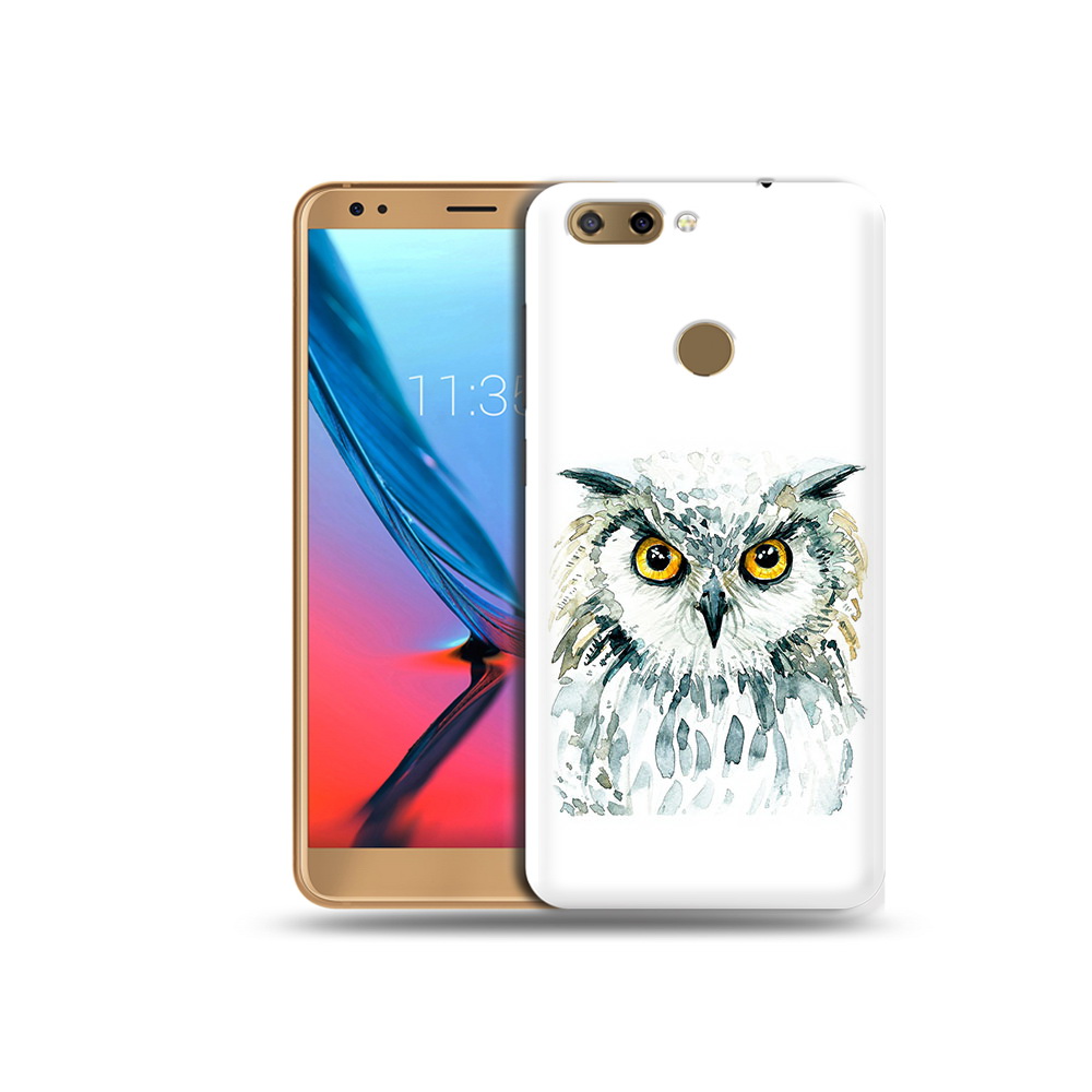 Чехол MyPads Tocco для ZTE Blade V9 Серьезная сова (PT106427.464.156)