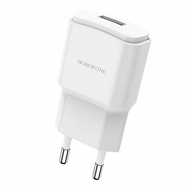 

Сетевое зарядное устройство Borofone BA48A Orion (5V, 2.1A) + кабель MicroUSB (белое)