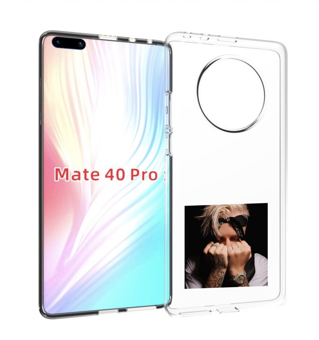 

Чехол MyPads 58 Егор Крид для Huawei Mate 40 Pro (NOH-NX9), Прозрачный, Tocco