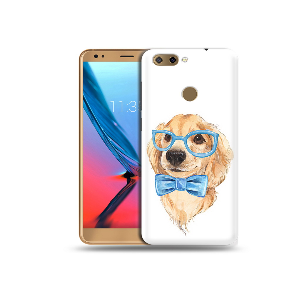 Чехол MyPads Tocco для ZTE Blade V9 Собака интеллигент (PT106427.464.159)