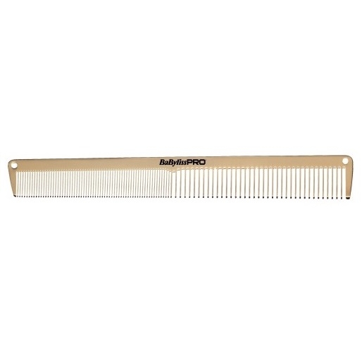 Расческа BaByliss Pro Gold Metal Comb M3842E расческа для кошек и собак yento comb пластик металл в ассортименте 28 см