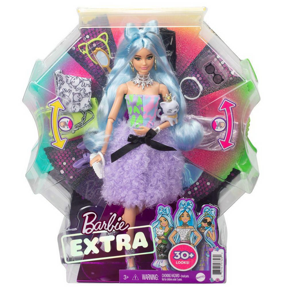 Купить Кукла Mattel Barbie Экстра со светло-голубыми волосами GYJ69,