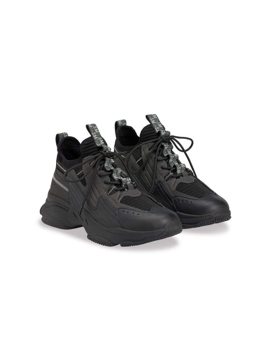 

Кроссовки женские STEVE MADDEN 1402417 черные 37 EU, Черный, 001402417