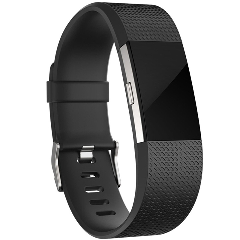 

Ремешок для смарт-часов Grand Price 841300384 для Fitbit Charge 2, Черный, 841300384