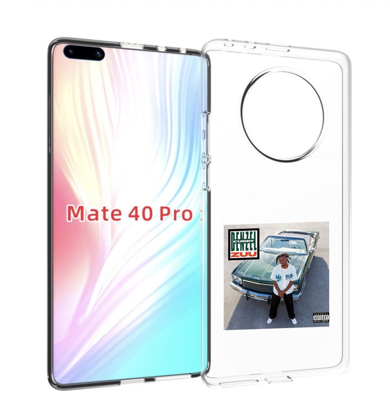 

Чехол MyPads Denzel Curry - ZUU для Huawei Mate 40 Pro (NOH-NX9), Прозрачный, Tocco