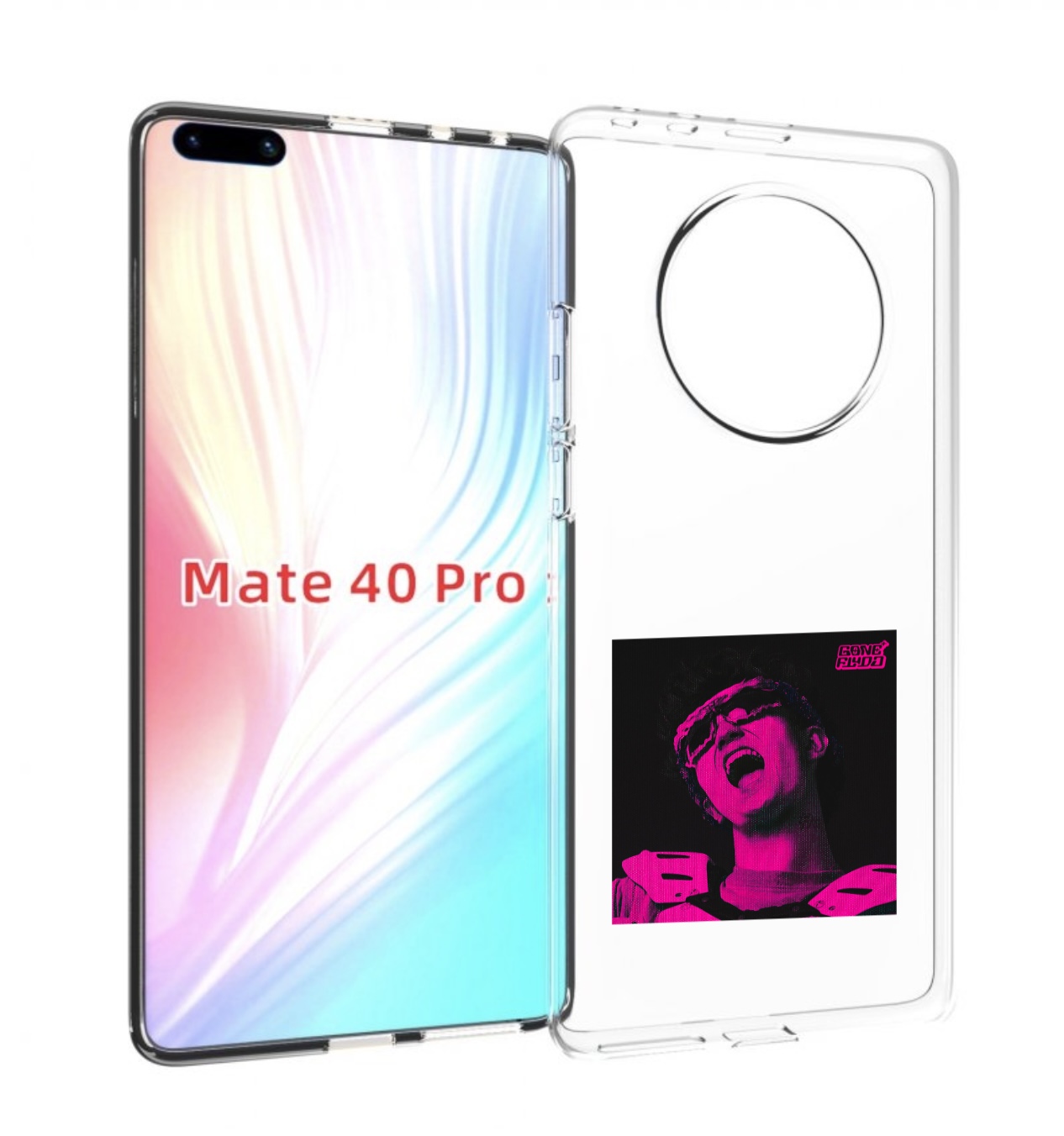 Чехол MyPads Digital Fantazy GONE для Huawei Mate 40 Pro (NOH-NX9)