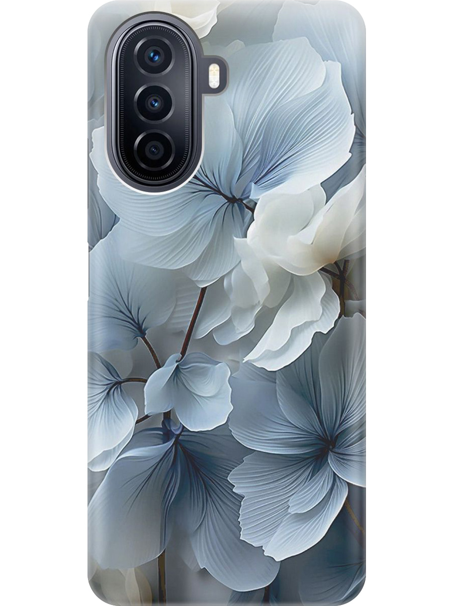 

Силиконовый чехол на Huawei nova Y70 с принтом "Бежево-голубые цветы", Прозрачный;бежевый;голубой, 740133422