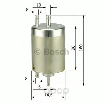 

Фильтр Топл.Mercedes 600 W220,C215,R230 2002=> Bosch 0450915003