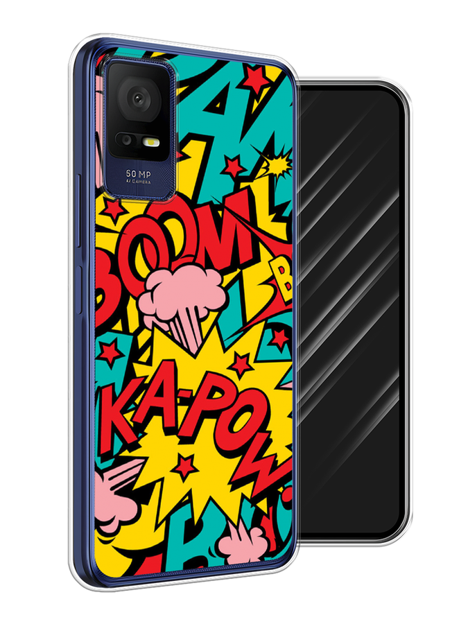 

Чехол Awog на TCL 408 "Постер pop art", Бирюзовый;желтый;красный, 291350-9