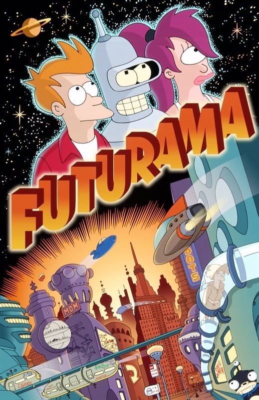 

Постер к мультфильму "Футурама" (Futurama) A4