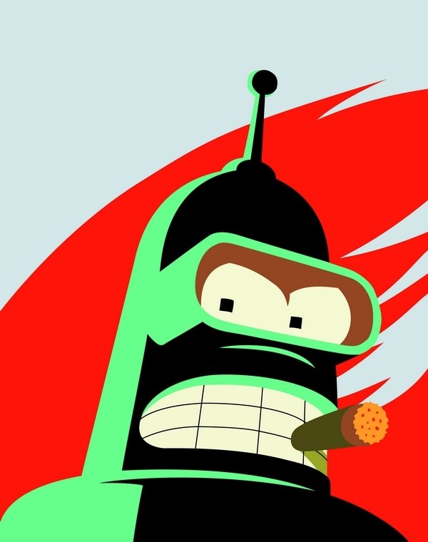 

Постер к мультфильму "Футурама" (Futurama) A2