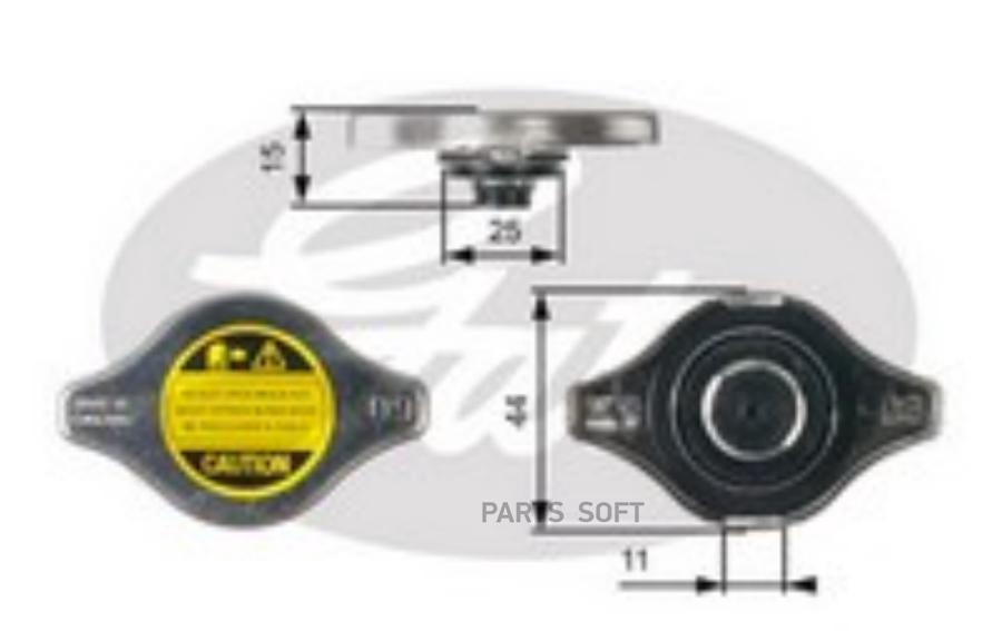 Крышка радиатора Toyota Corolla/Corolla / Allex/Corolla Liftback 92>14 Mitsubishi Galant V