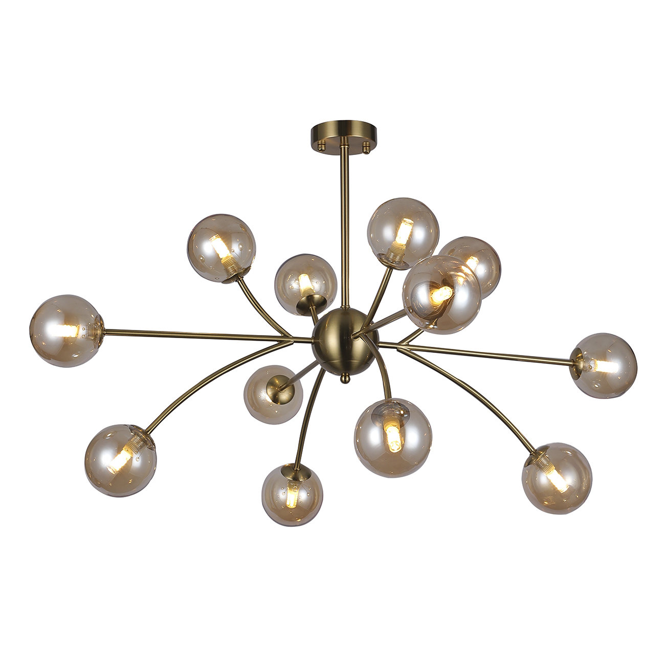 фото Светильник на штанге escada 10164/12pl g9*40w copper escada light