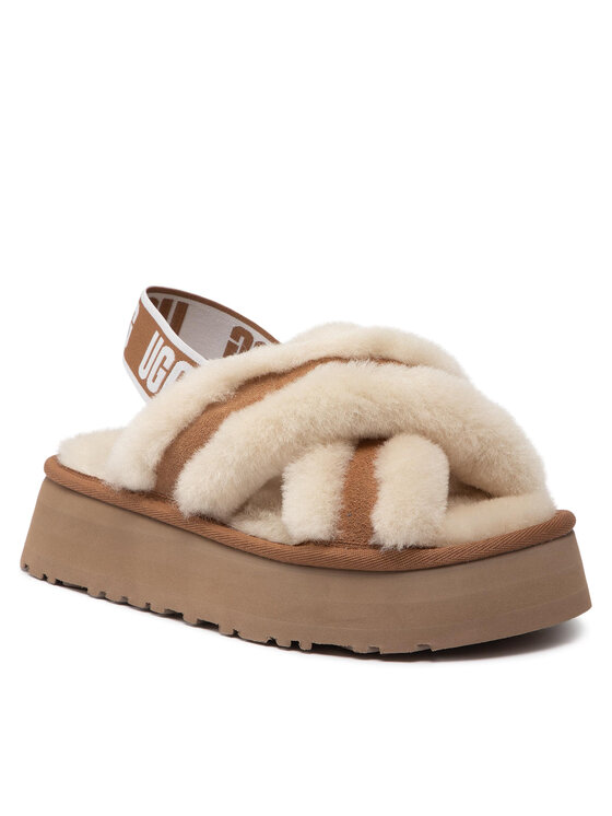 фото Тапочки w disco cross slide 1121550 ugg бежевый 40 eu