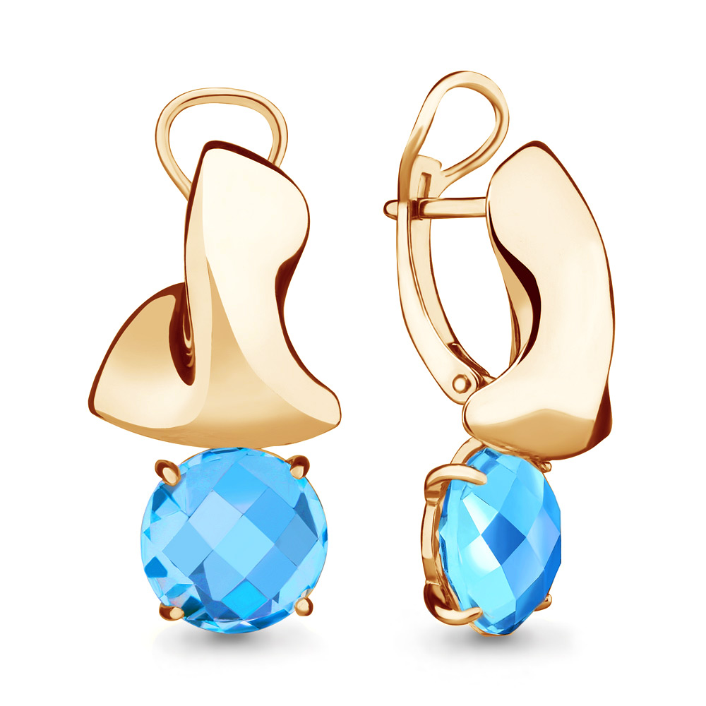 

Серьги из серебра с топазом Aquamarine 4494192_925_з, 4494192_925_з