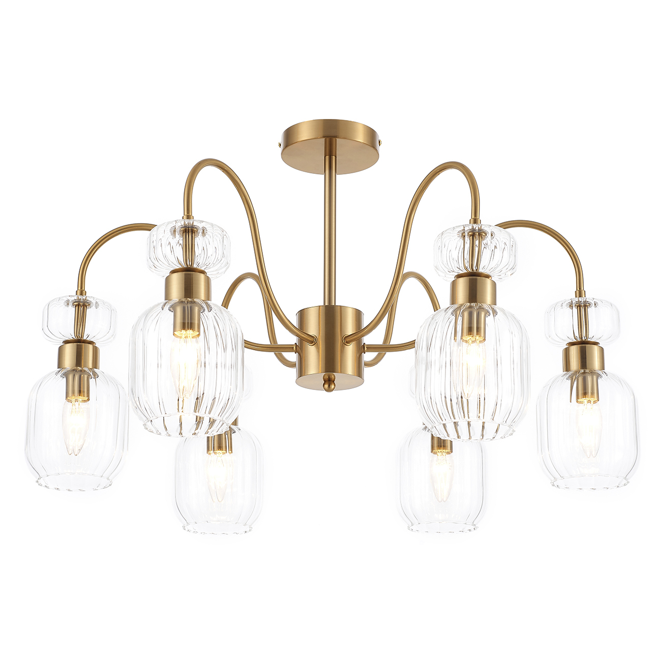 

Светильник на штанге Escada 1141/6PL E14*60W Antigue copper/Clear
