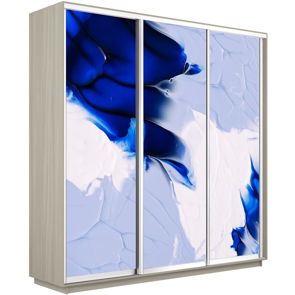 

Шкаф трехстворчатый Е1 Экспресс Фото трио ясень шимо светлый 180-220 1010, Бежевый, Экспресс Фото Трио